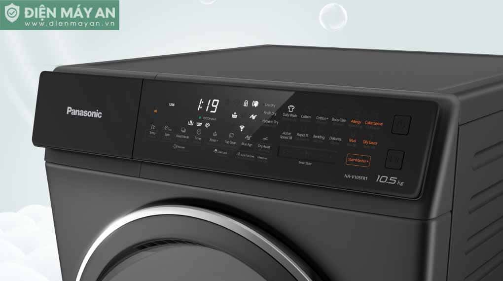 Máy giặt Panasonic Inverter giặt 10.5 kg sấy 2 kg NA-V105FR1BV